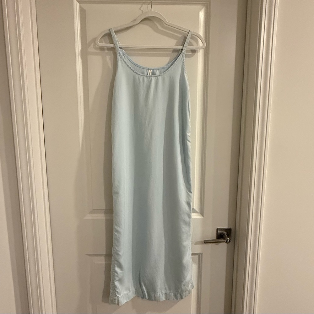 Babaton Pale Blue Slip Dress